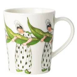 Elsa Beskow krus m/håndtak 28 cl Mrs Broad Bean