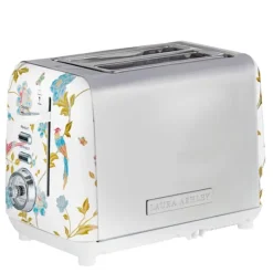 Elveden brødrister 2 skiver white/silver