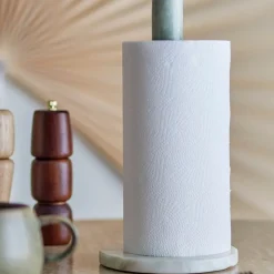 Emy tørkerullholder 30 cm grønn marmor