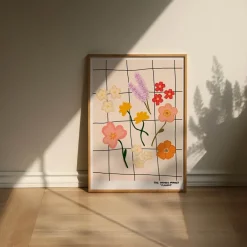Engberg Studio poster 50x70 cm farmers market flowers