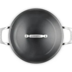 ENSC traktørpanne med glasslokk 3,2L 28 cm black