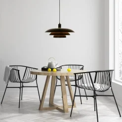 Epsilon taklampe 45 cm svart