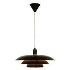 Epsilon taklampe 45 cm svart