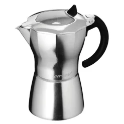 Espressokanne 6 kopper aluminium