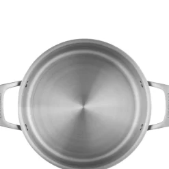 Essential 3-Ply dyp gryte 24 cm 6L m/lokk