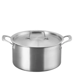 Essential 3-Ply dyp gryte 24 cm 6L m/lokk