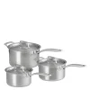 Essential 3-ply kasserollesett 3 deler stål/uten belegg