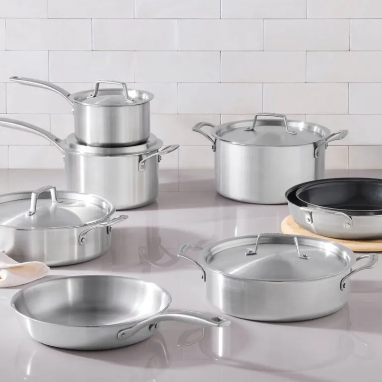 Essential 3-ply Stainless Steel grytesett 8 deler