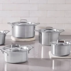 Essential 3-ply Stainless Steel grytesett 5 deler