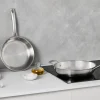 Essential 3-ply stekepannesett 24+28 cm stål/uten belegg