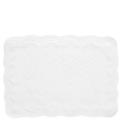 Estrid dekkebrikke 50x35 cm hvit