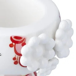 Eva lysestake 8 cm rød
