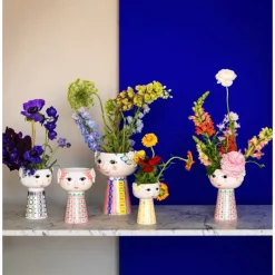 Eva vase 18,5 cm blå