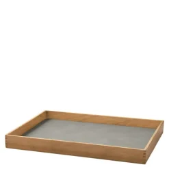 Even teak brett medium 28x36 cm nupo lys grå