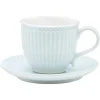 Everyday Alice kopp med fat 20 cl pale blue