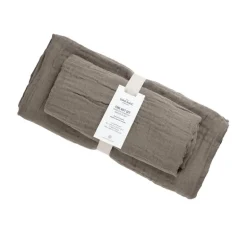 FINE gavepakke med badehåndkle og håndhåndkle clay