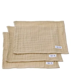 FINE vaskeklut 30x30 cm 3 stk pale honey