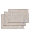 FINE vaskeklut 30x30 cm 3 stk stone