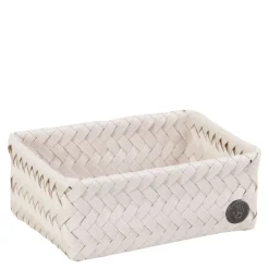 Fit liten oppbevaringskurv 18x12x7 cm champagne