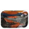 Fjällvandring brett 33x21 cm oransje
