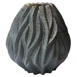 Flame vase 23 cm grønn