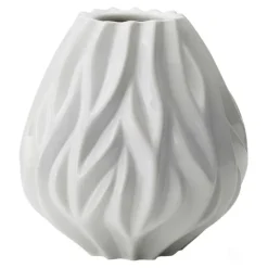 Flame vase 19 cm hvit