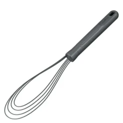 Flatvisp m/silikon 30 cm grå