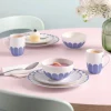 Fleur bleu frokosttallerken/desserttallerken 21 cm blå