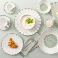 Fleur vert frokosttallerken/desserttallerken 21 cm grønn