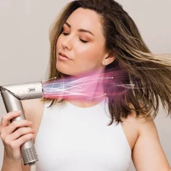 FlexStyle 5-i-1 multistyler og hårføner m/ oppbevaringsveske HD446SLEU stone