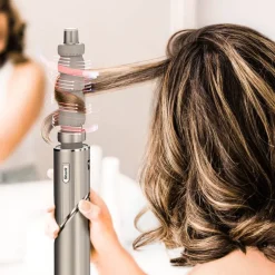 FlexStyle 5-i-1 multistyler og hårføner m/ oppbevaringsveske HD446SLEU stone