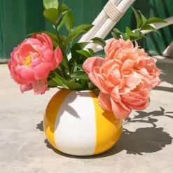 Floats vase 14 cm Beachball gul