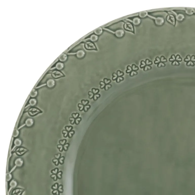Flora middagstallerken 29 cm grønn