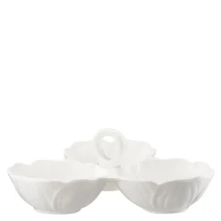 Flora serveringsfat 22 cm hvit