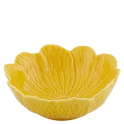 Flora skål 17 cm gul