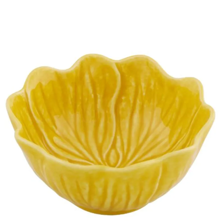 Flora skål 12,5 cm gul