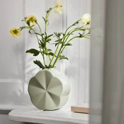 Flower vase åkervindel 14 cm grønn