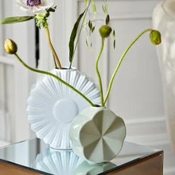 Flower vase åkervindel 14 cm grønn