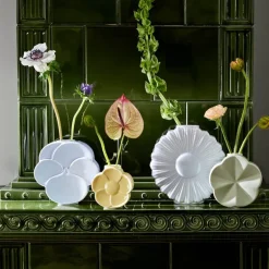 Flower vase åkervindel 14 cm grønn