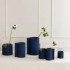 Fold Nupo vase M 11x20 cm midnight blue