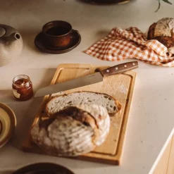 Folken brødkniv 21 cm tre/stål