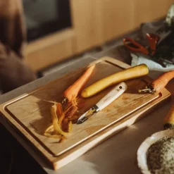 Folken skreller fast blad 17 cm tre/stål