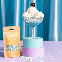 Fondant 250 g lys blå