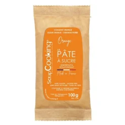 Fondant 100 g oransje