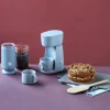 FOODIE elektrisk melkeskummer dusty blue