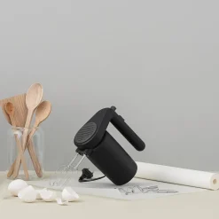 FOODIE håndmikser med tilbehør svart