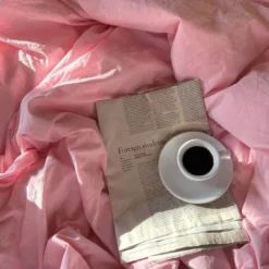 Franzi dynetrekk 240x220 cm bubblegum pink