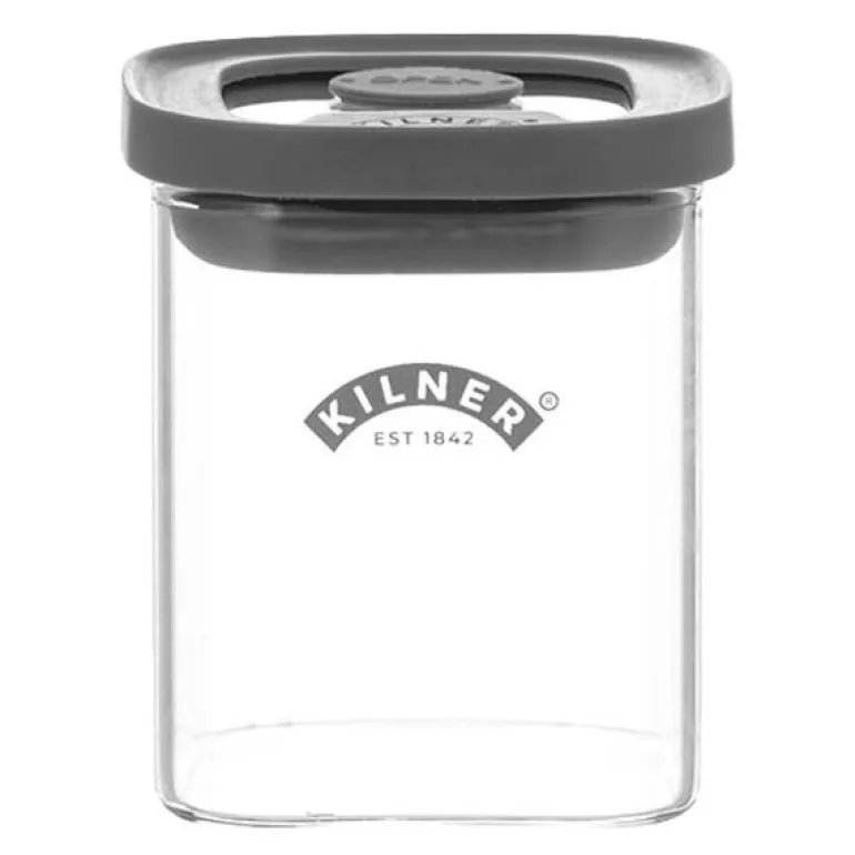Fresh krydderkrukke 160 ml glass/grå