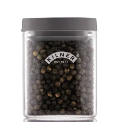 Fresh krydderkrukke 160 ml glass/grå