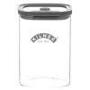 Fresh M oppbevaringskrukke 1L glass/grå